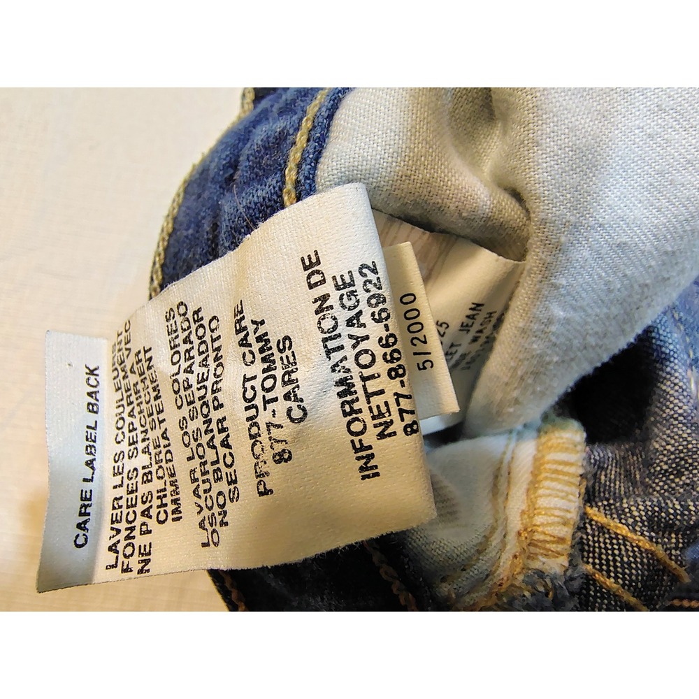 Tommy Jeans Starlet Jean Vintage Y2K Rinse Wash Button Fly Straight Leg Blue 9 - Picture 6 of 8
